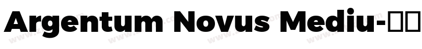 Argentum Novus Mediu字体转换